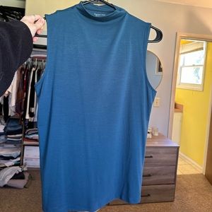 Garnet Hill Mock Neck Tank Top